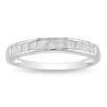10k White Gold 1/2ct TDW Diamond Anniversary Ring (H-I, I2-I3)