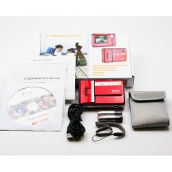 SVP Cybersnap 912 9MP Red Digital Camera & Video Recorder with 4GB SDHC Memory Card