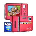 SVP Cybersnap 912 9MP Red Digital Camera & Video Recorder with 4GB SDHC ...