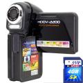 SVP HDDV2200 5MP Black Digital Camcorder with 4GB SDHC Memory Card