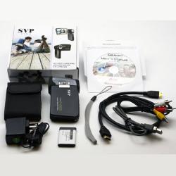 SVP T700 Black HD Digital Camcorder with 16GB SD Card