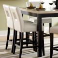 Mendoza White Keyhole-back Counter Chairs (Set of 2)