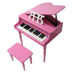 Child's Pink Baby Grand Piano
