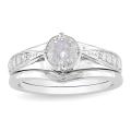 14k White Gold 3/4ct TDW Diamond Bridal Ring Set (G-H, I1-I2)