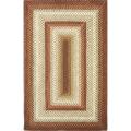 rug Burgundy Plum Handmade Alexa Cotton Fabric Braided Burgundy Lodge Rug (3'6 x 5'6)