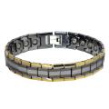 Men's Tungsten Gold-Plated Link Bracelet (11.8 mm)