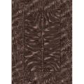 Silk rug information Hand-carved Alexa Velvet Zebra Brown Faux Silk Rug (2'1 x 4')