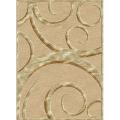 Hand-carved Alexa Velvet Loops Ivory Faux Silk Rug (5'3 x 7'6)