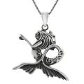 Sterling Silver Mermaid Necklace