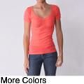 Energie Brand Juniors Sweetheart Neck Top