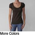Active Basic Junior's Short Sleeve Scoop Neck Tunic