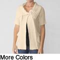 Ci Sono by Adi Junior's Short Sleeve Knit Cardigan