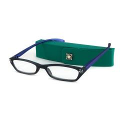 Urban Eyes Women's Crystal Green Reading Glasses