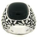 Meredith Leigh Sterling Silver Onyx Ring
