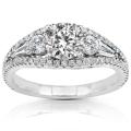 18k White Gold 1 4/5ct TDW Diamond Engagement Ring (H-I, SI-I)