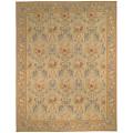 Hand-knotted French Aubusson Beige Wool Rug (4' x 6')