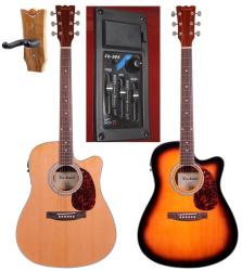 Kashmir Acoustic/ Electric Thin-body Ready-to-play Guitar 