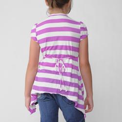 Self Esteem Girl's Short-sleeve Striped Top