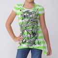 Self Esteem Girl's Short-sleeve Striped Top