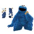 Sesame Street Cookie Monster Peel and Stick Giant Wall Decal