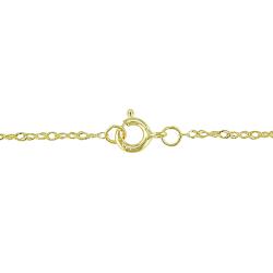 14k Yellow Gold Sunburst Baby Necklace