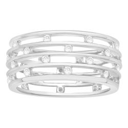 10k White Gold 1/2ct TDW Diamond Eternity Ring (H-I, I3)