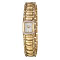 Bulova Women's 'Diamonds' Goldplated Steel Quartz Watch