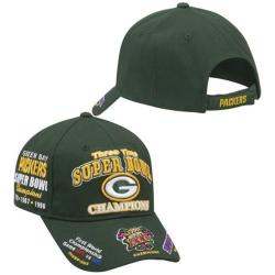 Reebok Green Bay Packers Commemorative Super Bowl Hat