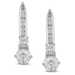 18k White Gold 2ct TDW Diamond Earrings (H-I, I1-I2)