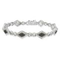 Sterling Silver 1/3ct TDW Black Diamond Bracelet