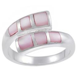 Sterling Silver Pink Mother of Pearl Ring