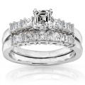 14k Gold 1ct TDW Diamond Bridal Ring Set (H-I, SI1-SI2)