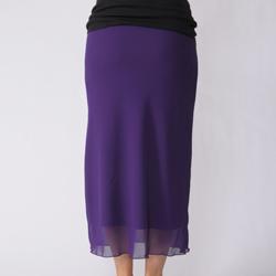 Jody California Women's Long Chiffon Skirt