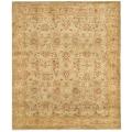 Beneficial problem solver for rug Peshawar Pakistani Hand-knotted Peshawar Mint/ Beige Wool Rug (8' x 10')