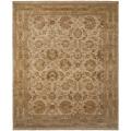 Pakistani Hand-knotted Peshawar Beige Wool Rug (8' x 10')