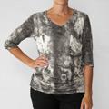 California Bloom Women's Sheer Burnout Top