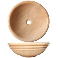 Geyser Evening Cloud Red Marble Vessel Bathroom Sink