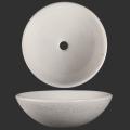 Ticor Geyser Bianco Granite Vessel Bathroom Sink