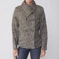 Focus 2000 Women's Double Breasted Brown Tweed Coat