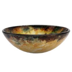 Fontaine Tuscany Spring Glass Vessel Bathroom Sink