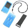 Skque Sony Walkman NWZ-E344 NWZ-E345 Blue Silicone Skin Case