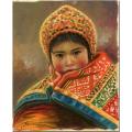 Jimenez 'Mirada Inocente' Canvas Art