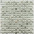 SomerTile 12x12-in Reflections Mini 5/8-in Ming Glass/Stone Mosaic Tile (Pack of 10)