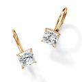 Ultimate CZ 10k Yellow Gold Cubic Zirconia Earrings