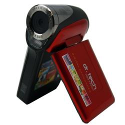 HDDV2000 Red Video Camera with 8GB MicroSD Card