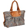 Rioni Medley Large Grey Canvas Tote Bag