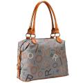 Rioni Medley Grey Canvas Bowler Bag