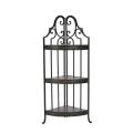 Krystal Brown Corner Shelving Unit