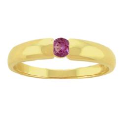 10k Gold Rhodolite June Birthstone Ring