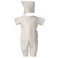 Cherubic Baby Christening Coverall and Hat